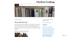 Desktop Screenshot of cluelesslycooking.wordpress.com