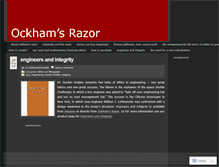 Tablet Screenshot of ockhamsrazormedia.wordpress.com