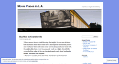 Desktop Screenshot of movieplacesinla.wordpress.com