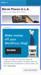 Mobile Screenshot of movieplacesinla.wordpress.com