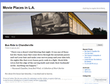 Tablet Screenshot of movieplacesinla.wordpress.com