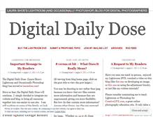 Tablet Screenshot of digitaldailydose.wordpress.com