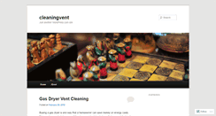Desktop Screenshot of cleaningvent.wordpress.com