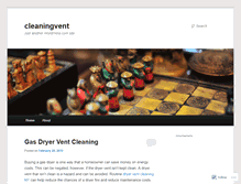 Tablet Screenshot of cleaningvent.wordpress.com