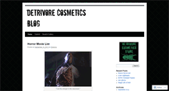 Desktop Screenshot of detrivorecosmetics.wordpress.com