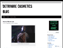 Tablet Screenshot of detrivorecosmetics.wordpress.com