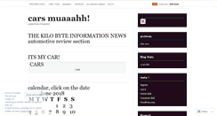 Desktop Screenshot of itsmycar.wordpress.com