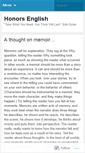 Mobile Screenshot of jordanhonorsenglish.wordpress.com