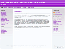 Tablet Screenshot of echovoice.wordpress.com
