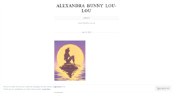 Desktop Screenshot of littlebunnyfoofooblog.wordpress.com