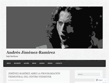 Tablet Screenshot of andresjimenezramirez.wordpress.com