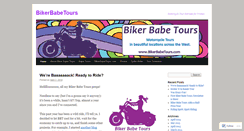 Desktop Screenshot of bikerbabetours.wordpress.com