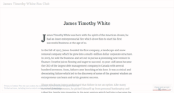 Desktop Screenshot of jamestimothywhite.wordpress.com