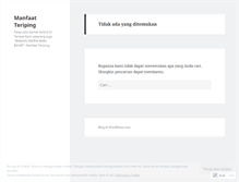 Tablet Screenshot of manfaatteriping.wordpress.com
