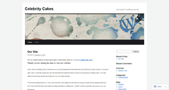 Desktop Screenshot of celebritycakesqld.wordpress.com