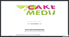 Desktop Screenshot of cakemedianl.wordpress.com