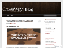 Tablet Screenshot of crosswaync.wordpress.com