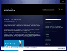 Tablet Screenshot of kimonsbooks.wordpress.com