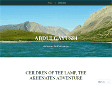 Tablet Screenshot of abdulgayus84.wordpress.com