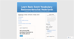 Desktop Screenshot of basicdutch.wordpress.com