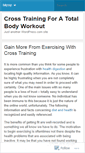 Mobile Screenshot of healthcoaching65.wordpress.com