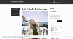 Desktop Screenshot of michaelclement.wordpress.com