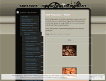 Tablet Screenshot of karyayogya.wordpress.com