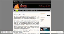 Desktop Screenshot of flameministries.wordpress.com