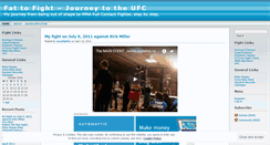 Desktop Screenshot of mmafighter.wordpress.com