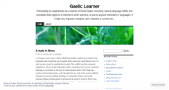 Desktop Screenshot of gaeliclearner.wordpress.com