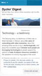 Mobile Screenshot of dycksdigest.wordpress.com