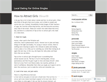 Tablet Screenshot of localdating.wordpress.com