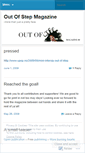 Mobile Screenshot of outofstepmagazine.wordpress.com