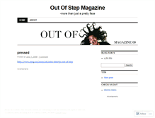 Tablet Screenshot of outofstepmagazine.wordpress.com