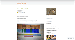 Desktop Screenshot of bendedspoon.wordpress.com