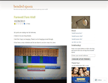 Tablet Screenshot of bendedspoon.wordpress.com