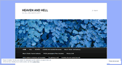 Desktop Screenshot of hellandheaventestimonies.wordpress.com