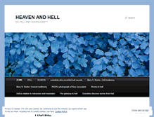 Tablet Screenshot of hellandheaventestimonies.wordpress.com