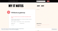 Desktop Screenshot of paulitnotes.wordpress.com