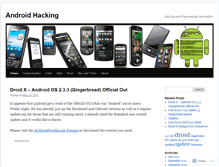 Tablet Screenshot of androidhacking.wordpress.com