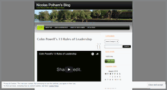 Desktop Screenshot of nicolaspolham.wordpress.com