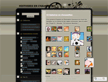 Tablet Screenshot of histoiresenchaussettes.wordpress.com