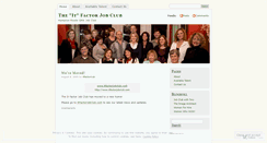 Desktop Screenshot of itfactorclub.wordpress.com