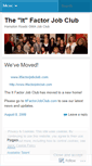 Mobile Screenshot of itfactorclub.wordpress.com