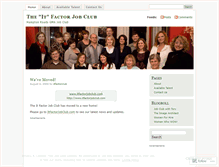 Tablet Screenshot of itfactorclub.wordpress.com