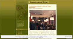 Desktop Screenshot of ivanaparis.wordpress.com
