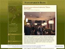 Tablet Screenshot of ivanaparis.wordpress.com
