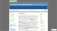 Desktop Screenshot of buyinjectablehgh.wordpress.com