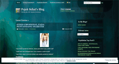 Desktop Screenshot of pojoksehat.wordpress.com