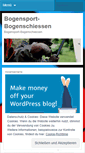 Mobile Screenshot of bogenschiessen.wordpress.com